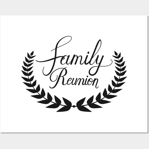 Family Reunion Wreath Wall Art by THP Creative